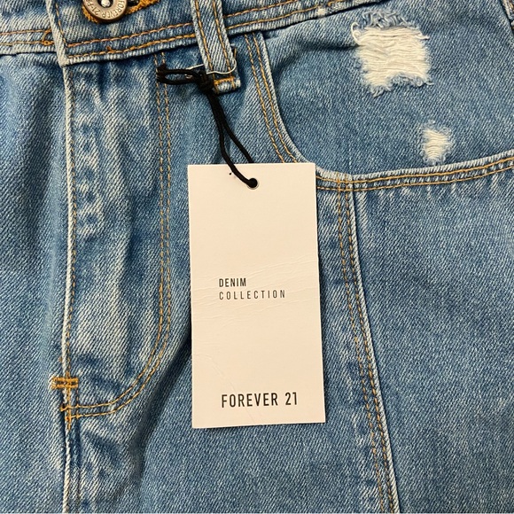 NWT F21 Mini Jean Skirt - High Waisted - Picture 5 of 5